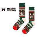Happy Socks ハッピーソックス Christmas Sweater ( クリスマス セーター ) クルー丈 ソックス ユニセックス メンズ & レディ...