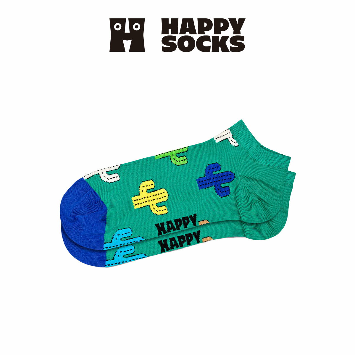 ハッピーソックス 靴下 レディース Happy Socks ハッピーソックス Cactus Low Sock ( カクタス ) サボテン スニーカー丈 ソックス 靴下 ユニセックス メンズ ＆ レディース プレゼント 無料ラッピング ギフト 10240008