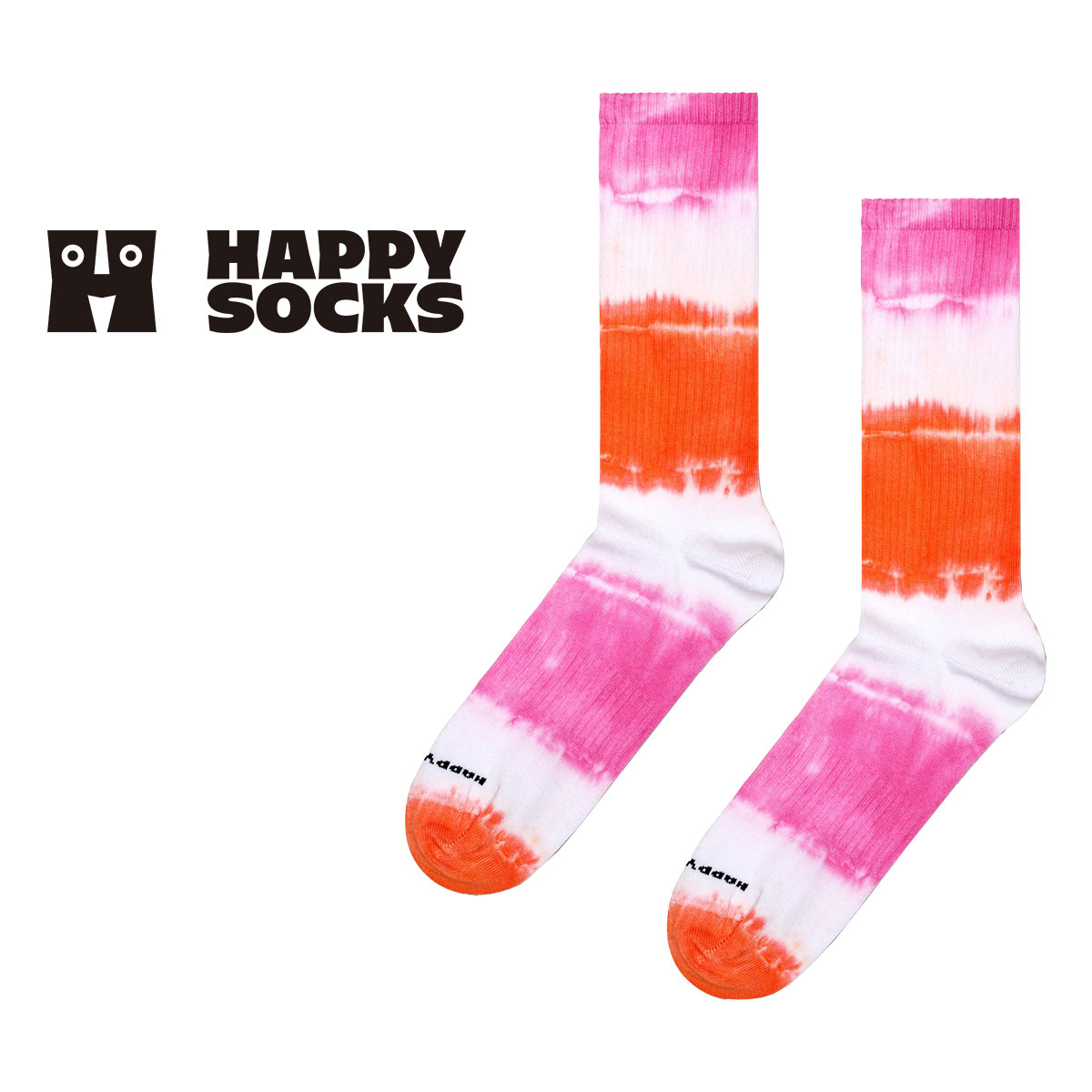 ハッピーソックス 靴下 レディース Happy Socks ハッピーソックス Dip Dye Sneaker ( ディップダイ ) クルー丈 ソックス 靴下 ユニセックス メンズ ＆ レディース スポーツ プレゼント 無料ラッピング ギフト 10240039