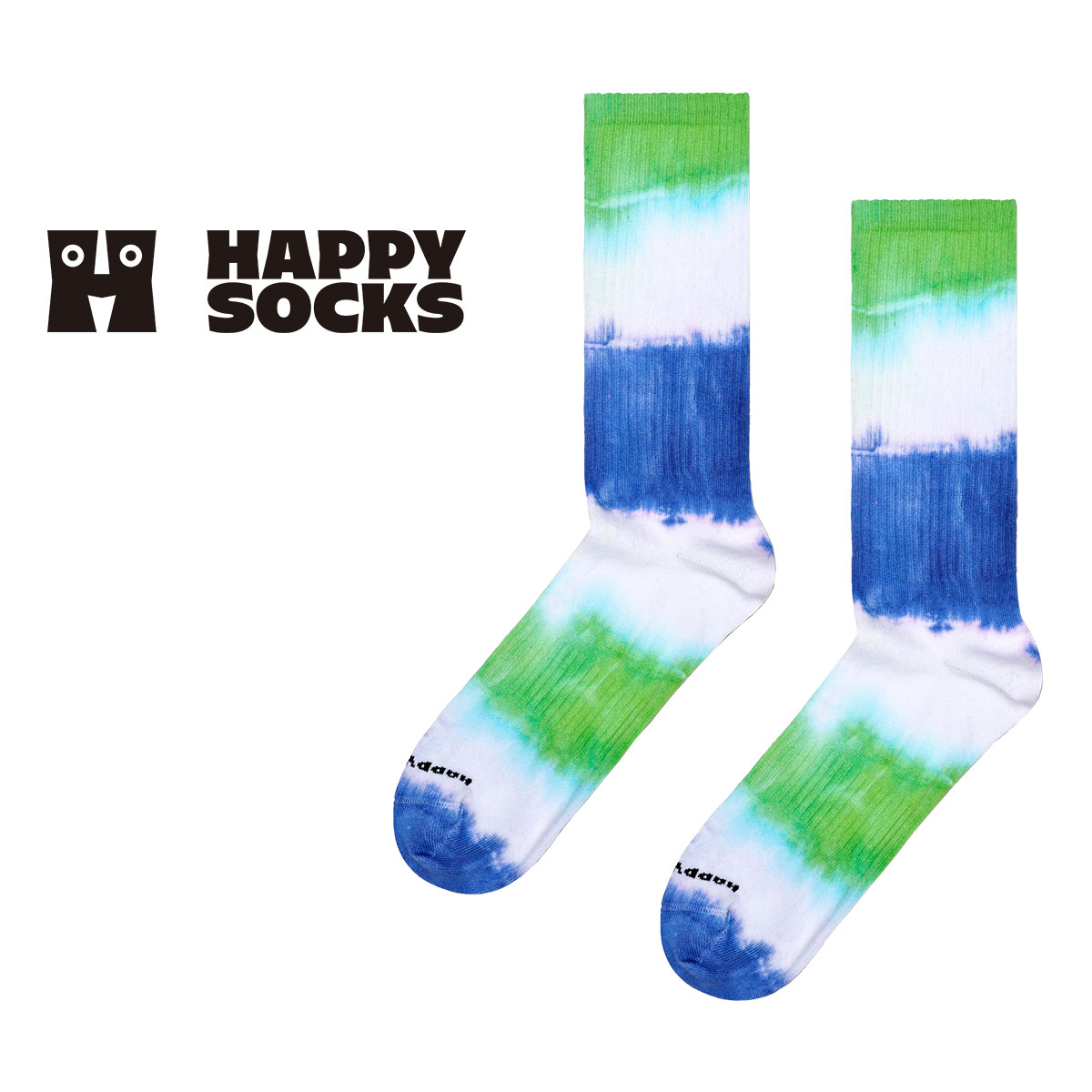 ハッピーソックス 靴下 レディース Happy Socks ハッピーソックス Dip Dye Sneaker ( ディップダイ ) クルー丈 ソックス 靴下 ユニセックス メンズ ＆ レディース スポーツ プレゼント 無料ラッピング ギフト 10240040