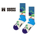 Happy Socks ハッピーソックス Poolside (プールサイド ) クルー丈 ソックス 靴下 ユニセックス メンズ ＆ レディース プレゼント 無料ラッピング ギフト 10240049