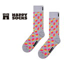 Happy Socks ハッピーソックス Faded Big Dot ( フェードビックドット ) クルー丈 ソックス 靴下 ユニセックス メンズ & レディス...