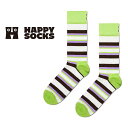 Happy Socks ハッピーソックス Love ( ラブ ) ストライプ クルー丈 ソックス 靴下 ユニセックス メンズ & レディース プレゼント 無料ラ...
