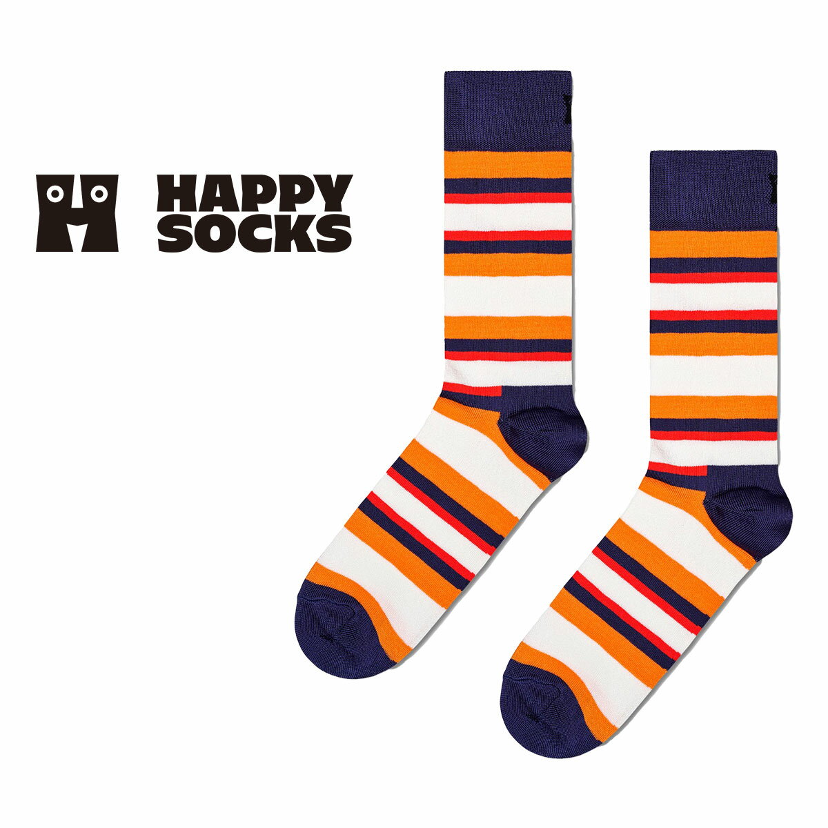 ハッピーソックス 靴下 レディース Happy Socks ハッピーソックス Happy Day ( ハッピーデイ ) クルー丈 ソックス 靴下 ユニセックス メンズ ＆ レディース プレゼント 無料ラッピング ギフト 10246026