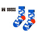 セール！30％OFF Happy Socks ハッピーソックス Kids Bunny ( バニー ) ウサギ 子供 クルー丈 綿混 ソックス 靴下 KIDS ジュニア キッズ 12240001