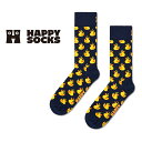 Happy Socks ハッピーソックス Rubber Duck ( ラバーダック ) ブルー クルー丈 ソックス 靴下 ユニセックス メンズ & レディス プ...