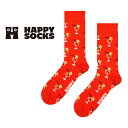 Happy Socks ハッピーソックス Orange Spritz ( オレンジ スピリッツ ) クルー丈 ソックス ユニセックス メンズ & レディス プレ...