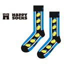 Happy Socks ハッピーソックス Lemon ( レモン ) クルー丈 ソックス ユニセックス メンズ & レディス プレゼント 無料ラッピング ギフト...