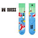 Happy Socks ハッピーソックス Dinner ( ディナー ) クルー丈 ソックス ユニセックス メンズ & レディス プレゼント 無料ラッピング ギ...