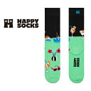 Happy Socks ハッピーソックス Late Night ( レイトナイト ) クルー丈 ソックス ユニセックス メンズ & レディス プレゼント 無料ラ...