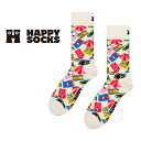 Happy Socks ハッピーソックス Lazy Day ( レイジーデイ ) クルー丈 ソックス ユニセックス メンズ & レディース プレゼント 無料ラッ...