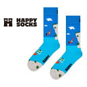Happy Socks ハッピーソックス Cliff Diving ( クリフダイビング ) クルー丈 ソックス ユニセックス メンズ & レディース プレゼン...