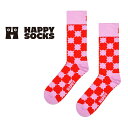 Happy Socks ハッピーソックス Wobbly Check ( ワブリー チェック ) クルー丈 ソックス ユニセックス メンズ & レディース プレゼ...