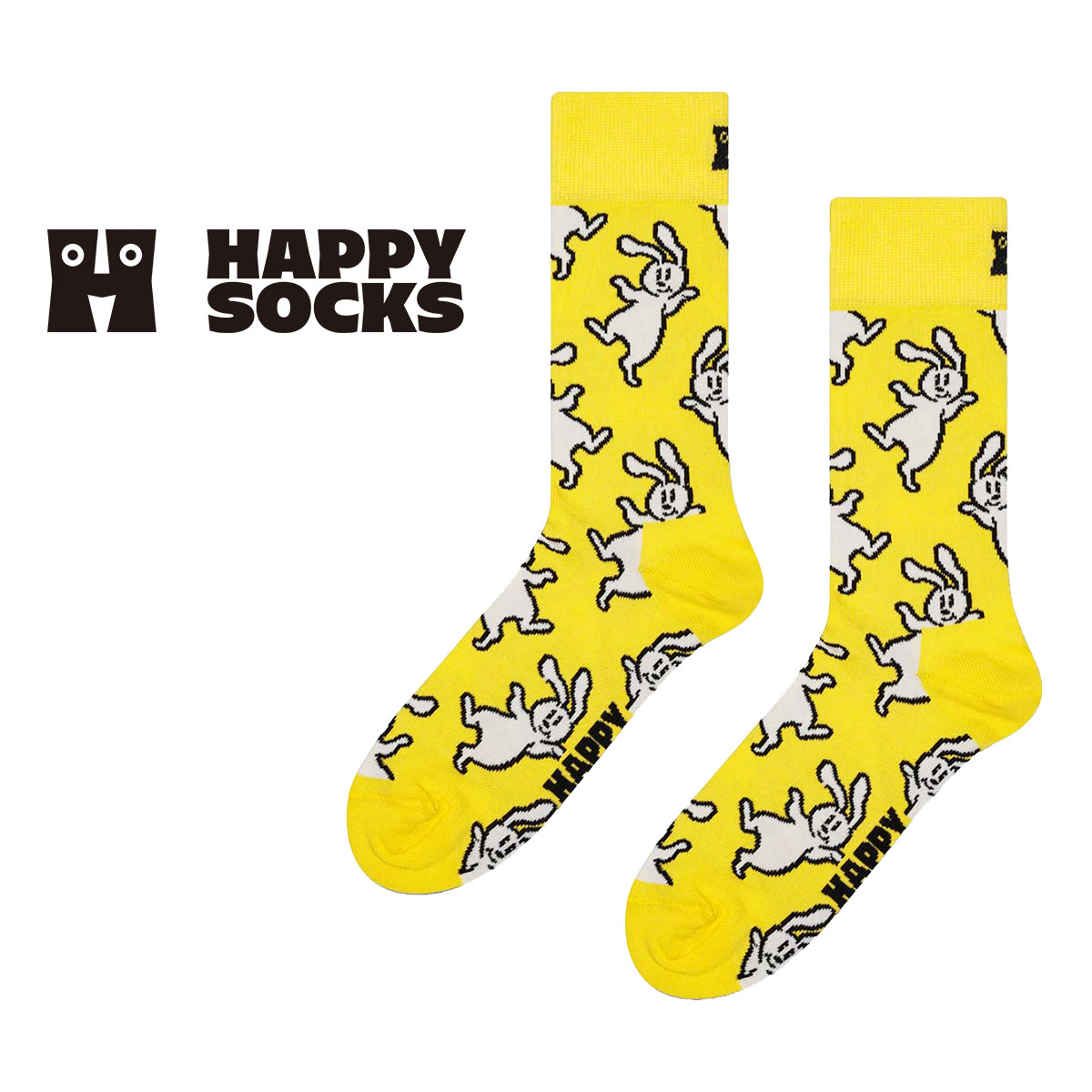Happy Socks ハッピーソックス Bunny ( バニー ) Easter イースター クルー丈 ソックス ユニセックス メンズ ＆ レディース プレゼント 無料ラッピング ギフト 10251800