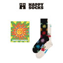 Happy Socks 2足セット 箱入り|Summer Swirl ( サマー スワール )【GIFT BOX】クルー丈 ソックス ユニセックス メンズ & ...