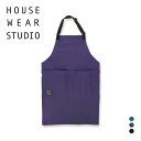 HOUSE WEAR STUDIO ハウスウェアスタジオ 首掛け前結び コットン 綿100% メンズ シンプル 無地 男性用 プレゼント 贈答 ギフト 7037...