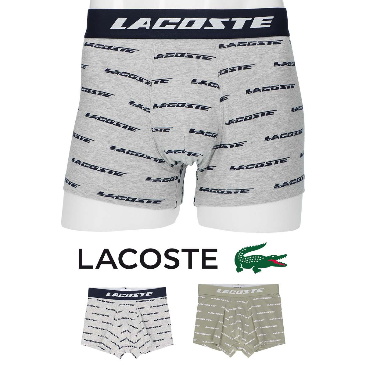 LACOSTEラコステCOTTONTRUNKグラフィカルネームロゴコットンボクサーパンツ前閉じ日本サイズ男性メンズプレゼント贈答ギフト53135989公式ショップ正規ライセンス商品のポイント対象リンク