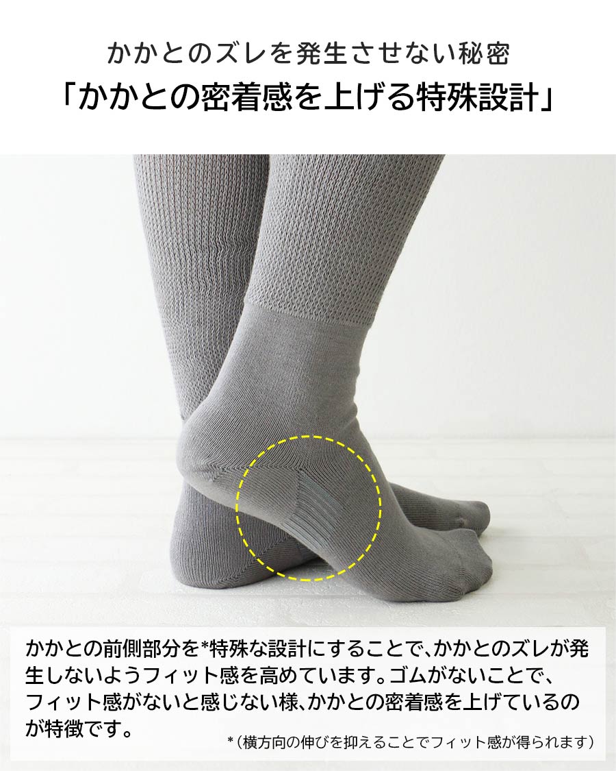 ナイガイ みんなのくつした 【締めつけない靴下...の紹介画像3