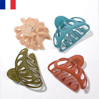 ヘアアクセ レディース ヘアアクセサリー まとめ髪 大人っぽい 可愛い トレンド ヘアバンス バンスクリップ フランス製 シンプル がっしり しっかり 簡単 アーチ 多毛 お団子ヘア アースカラー 大人 ロング ミディアム