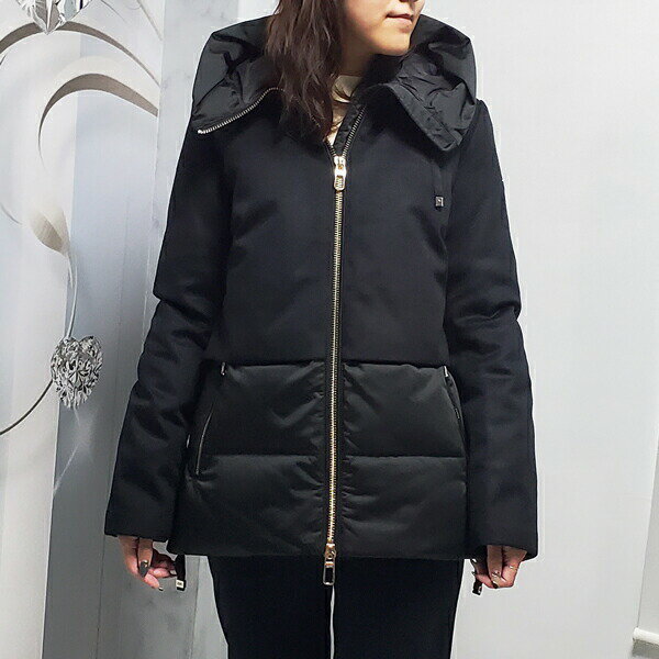 【11/5限定！[全品P5倍]＆[抽選で最大100％ポイントバック★要エントリー]】DUNO デュノ 切替ダウンジャケット JULIA PRATO MESTRE JW554E 901 レディース ショート丈 異素材のサムネイル