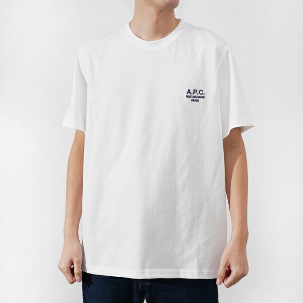 APC A.P.C アーペーセー 半袖Tシャツ COEAV H26840 AAB メンズ Raymond カットソー ロゴT