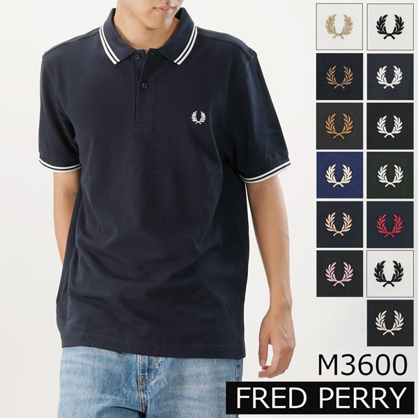 【2023年春夏新作】FRED PERRY フレッドペリー 半袖ポロシャツ M3600 ...