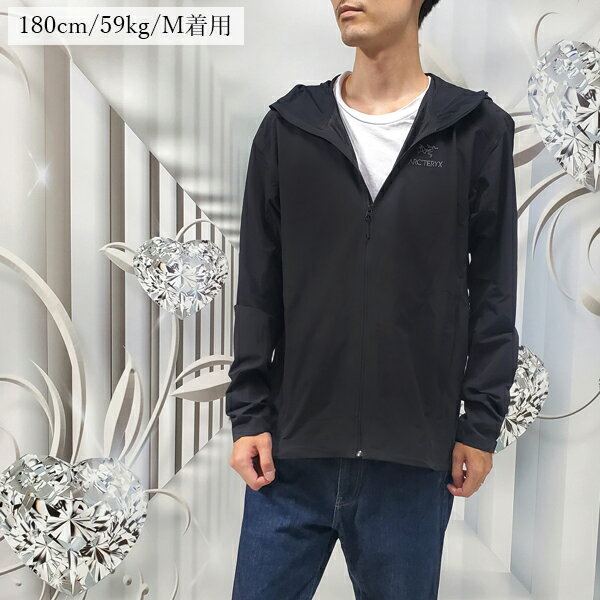 【返品交換不可】ARC'TERYX アークテリクス ナイロンジャケット 28210 GAMMA SL HOODY Black ガンマ フーディー メンズ パーカー