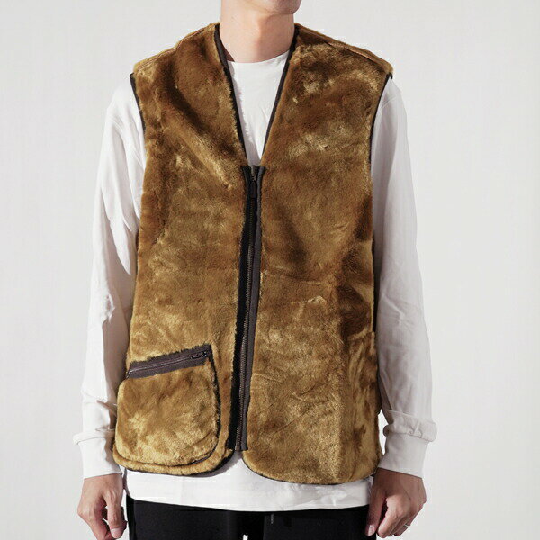 Barbour バブアー ジップインライナーベスト MLI0004 BR31 Warm Pile Waistcoat Zip-In Liner メンズ パイルライナー ベスト ジレ フェイクファー