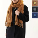 MAISON KITSUNE メゾンキツネ マフラー ストール LW06201WA0018 FOX HEAD PATCH SCARF フォックス ヘッド パッチ スカーフ ウール レディース メンズ ユニセックス