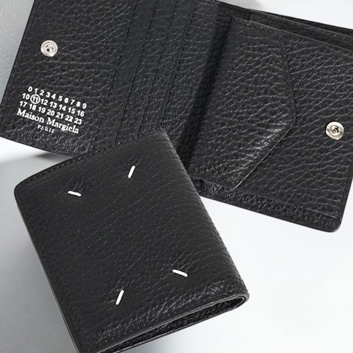 Maison Margiela メゾンマルジェラ 二つ折り財布 S56UI0140 P4455 T8013 レディース メンズ ユニセックス 本革 ミニウォレット ミニ財布