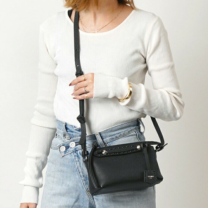 FENDI フェンディ ショルダーバッグ 8BS098 ASU2 F0GXN BY THE WAY SELLERIA MINI レディース バイ ザ ウェイ セレリア ミニ ミニバッグ ハンドバッグ