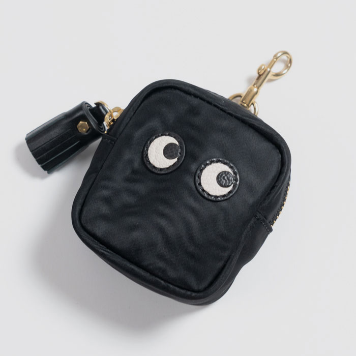 ANYA HINDMARCH アニヤハインドマーチ イヤホンケース 193610 Ear Pods Pouch Eyes レディース アイズ イヤホン ポーチ ナイロン エアーポッズ エアポッズ 5050925193610