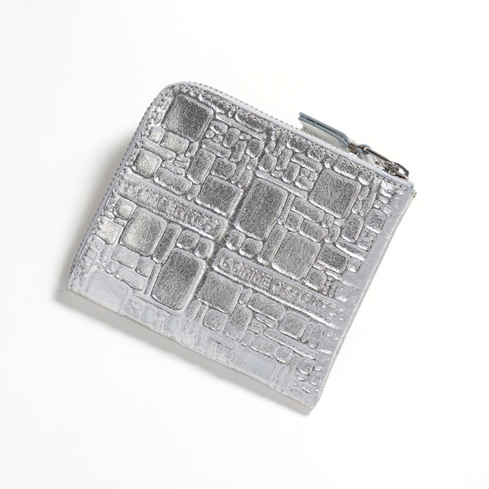COMME des GARCONS コムデギャルソン ミニ財布 コインケース SA3100EG SILVER メン...