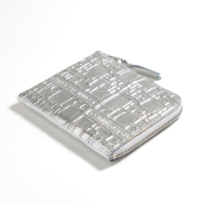 COMME des GARCONS コムデギャルソン ミニ財布 コインケース SA3100EG SILVER メン...