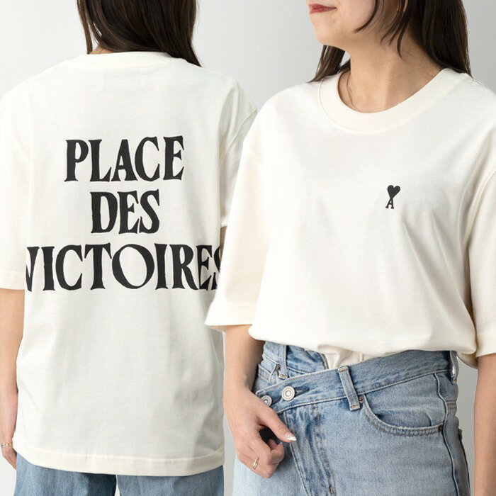 アミパリス Tシャツ XSサイズ Ami De Coeur Tシャツ ブラック | AMI PARIS