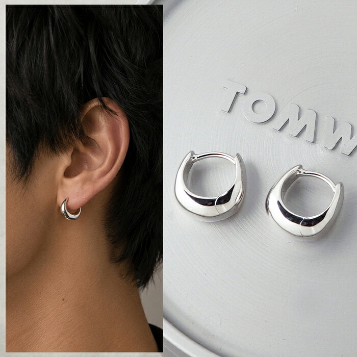 TOMWOOD トムウッド ピアス Ice Huggies 100521 メンズ アイスハギーズ フープ シルバー925