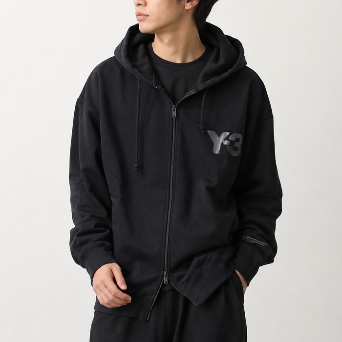 【ストリート】Y-3 アディダス ヨウジヤマモト パーカー 黒 XL 古着 長袖 ストリート】Y-3 アディダス ヨウジヤマモト パーカー 黒 XL 古着 長袖
