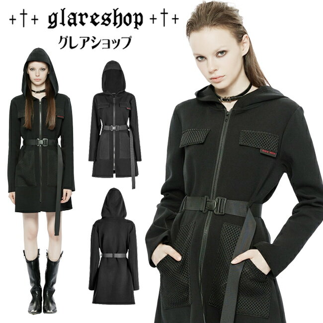 glareshop쥢åסS/L/2XLJX844ꥴå奢⡼ɥåǺإադȹǥ|ϥ꡼̻奢Vϥ⡼ɷϥץ쥹ơ[PUNKRAVE]Darktechwearstyledresscoat