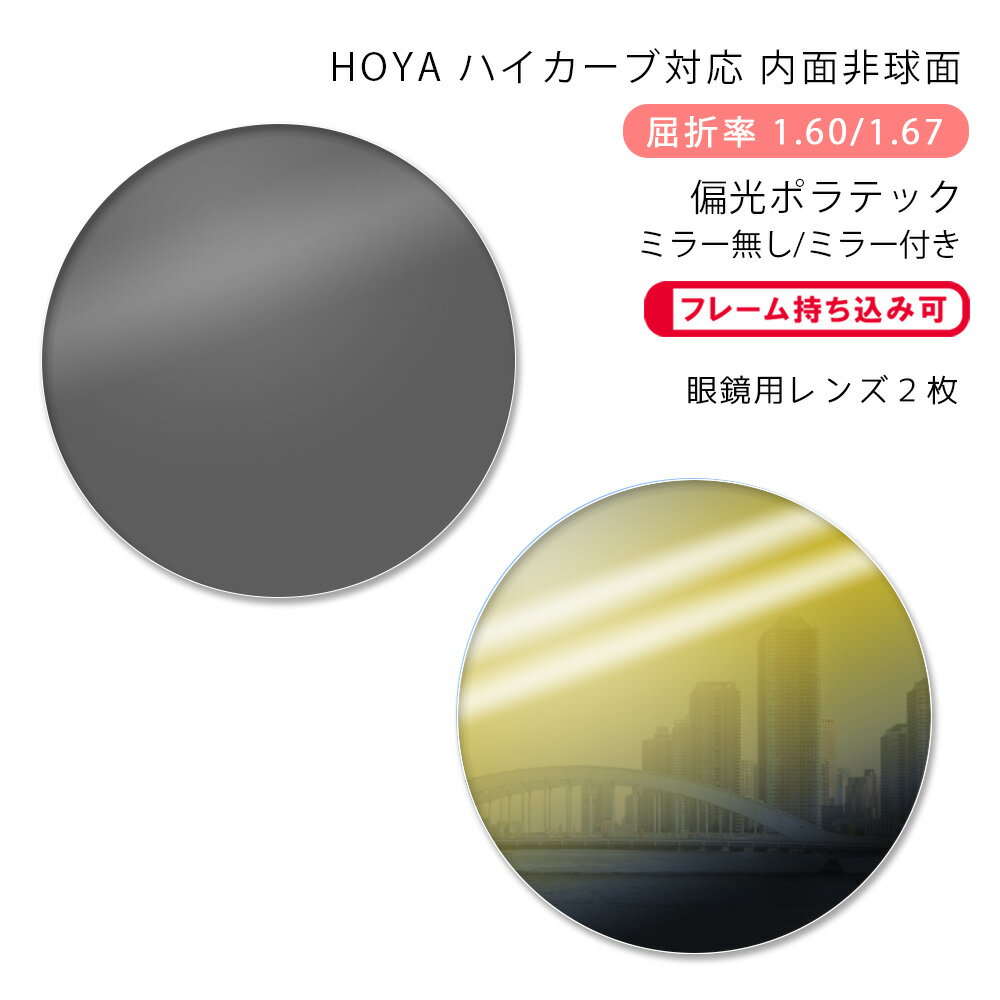 【偏光 メガネレンズ交換】内面非球面ホヤ ニュールックス RF スポーツ 1.60/1.67 ポラテックHOYA NULUX RF SPORTS POLATECH