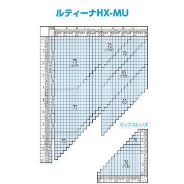 【メガネレンズ交換】TOKAI LUTINA HX-MU BCC(ブルーカットコート)屈折率1.60両面非球面/UV+HEV+ブルーカット/耐キズ/帯電防止/撥水