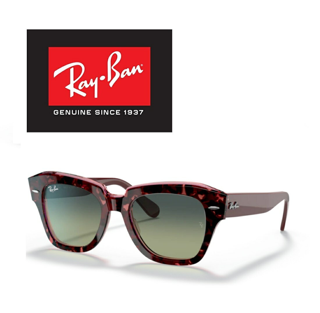 Ray-Ban TOX RB2186 1323BH 52TCY Co STATE STREET Xe[gXg[g Y fB[X  hCu ^]uKivuۏؕtv