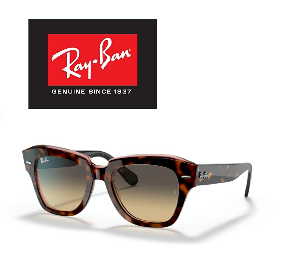 Ray-Ban TOX RB2186 1324BG 49TCY Co STATE STREET Xe[gXg[g Y fB[X  hCu ^]uKivuۏؕtv