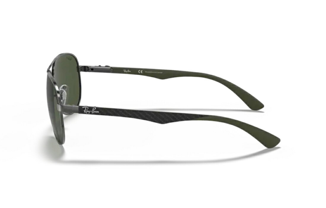 Ray-Ban レイバン RAYBAN サングラス CABON FIBER / カーボン ファイバー RB8313 004/N5 61サイズ 偏光レンズ ツーブリッジ ダブルブリッジ ティアドロップ ICONS アイコン メンズ レディース 004N5 おしゃれ ドライブ 運転 アウトドア 「国内正規商品」「保証付き」