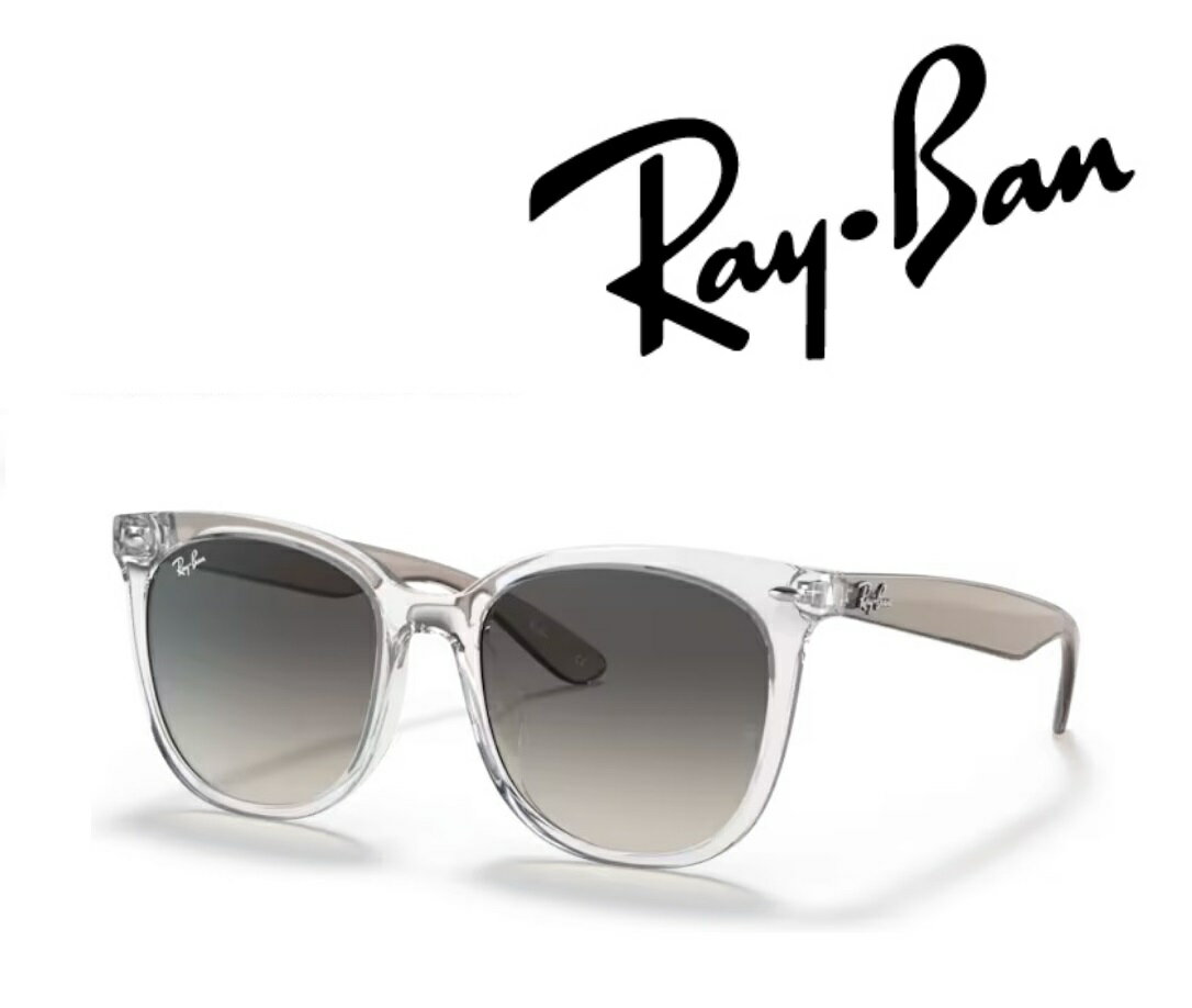 Ray-Ban サングラス レイバン れいばん RB4379Dシリーズ RB4379D 659811 55サイズ フレームカラー トランスペアレント　レンズカラー グレー グラディエント 「国内正規商品」「保証付き」[ミニドライバー＋ドライタイプメガネ拭き付属]のサムネイル