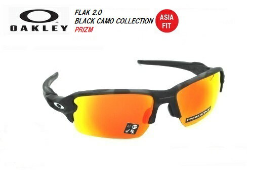 I[N[iOAKLEYjTOXyFLAK 2.0 BLACK CAMO COLLECTION PRIZM ASIA FITzOO9271-2761