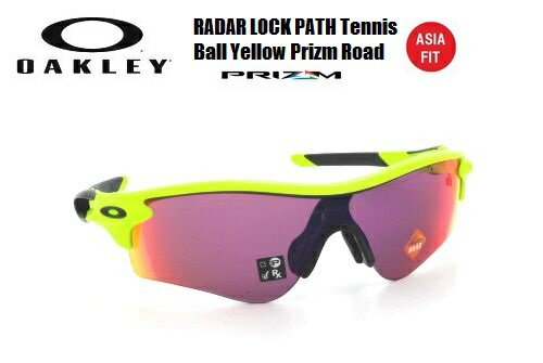 I[N[iOAKLEYjTOXyRADARLOCK PATH Tennis Ball Yellow Prizm Road ASIA FITzOO9206-8038