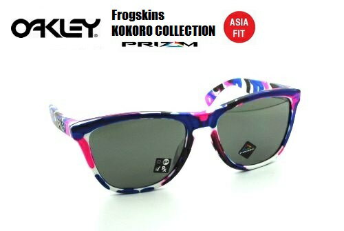 I[N[iOAKLEYjTOXyFROGSKINS(A) KOKORO COLLECTION PRIZM BLACK AISA FITzOO9245-C454