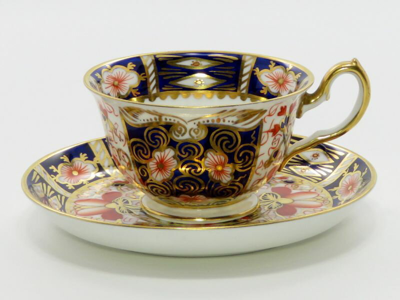 ロイヤルクラウンダービー カップ＆ソーサー■オールドイマリ デミタスC&S 1客 伊万里 Old Imari Royal Crown Derby