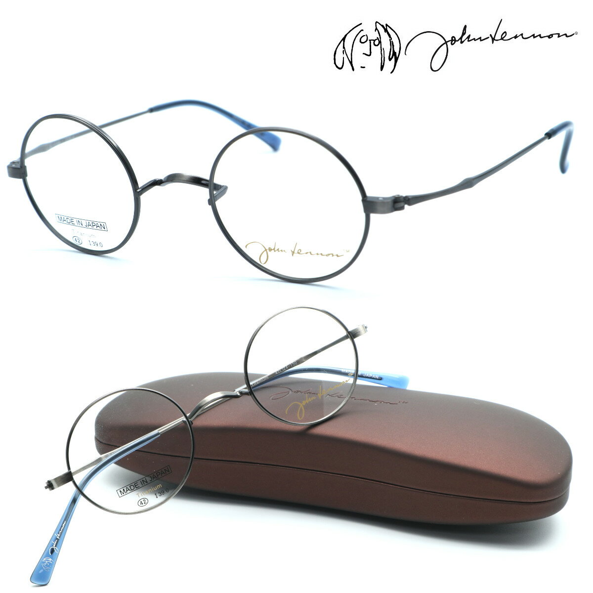 【john lennon】ジョンレノン JL-1086 col.4 メガネ　度付又は度無レンズセット　日本製 【正規品】【店内全品送料無料】【丸メガネ】のサムネイル