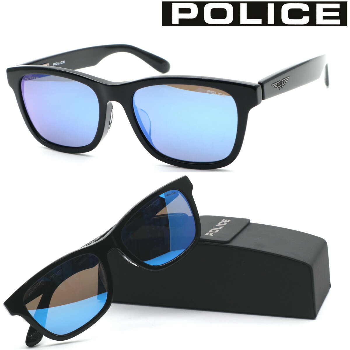 楽天GlassGallery　Is【POLICE】ポリス サングラス SPLM32J col.70BP ORIGINS 偏光レンズ【国内正規品】【送料無料】メンズ ユニセックス おしゃれ ブランド 大きいサイズ【あす楽】